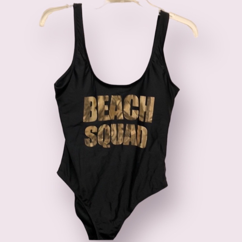 California Waves Beach Squad swimsuit, bla…